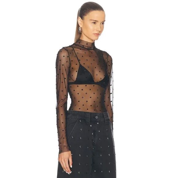 RETROFETE Lilith Mesh Top Small $348 - Picture 2 of 9